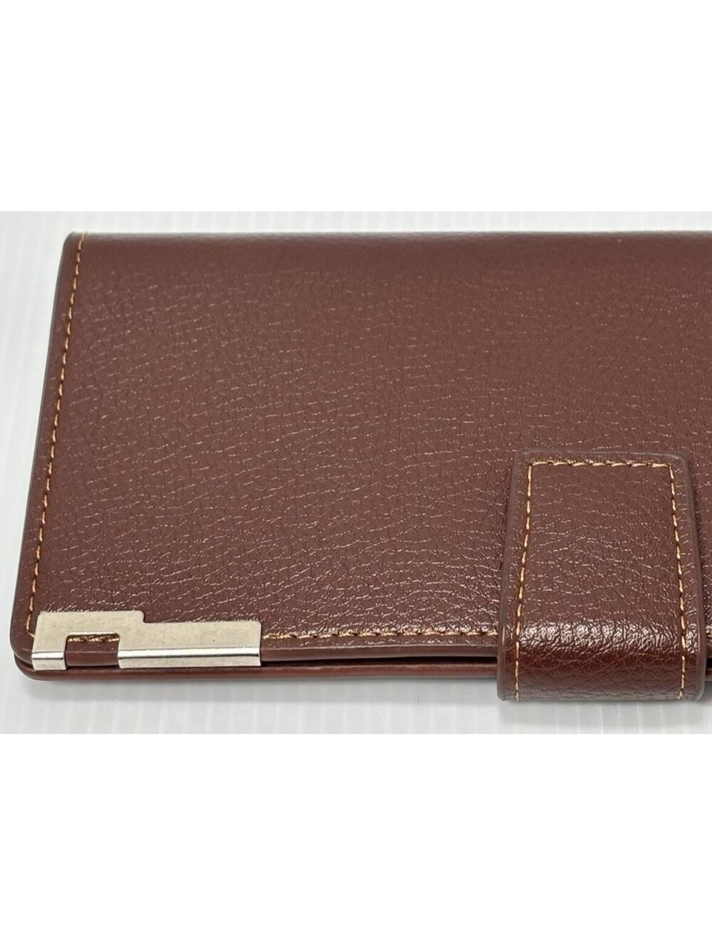 Ferrari Brown Long Wallet Trifold Credit Card Billfold Holder Cash Organizer NEW - Picture 5 of 10